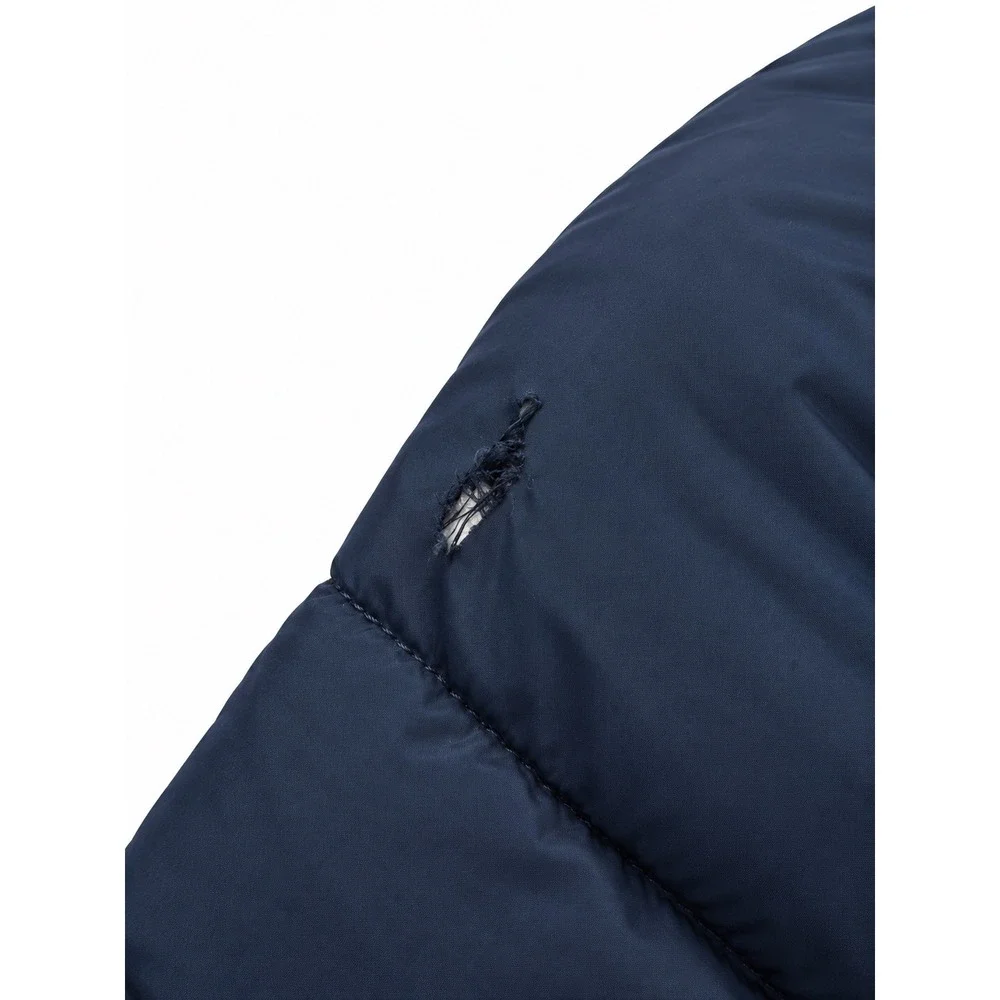 The Children's Place Boys Navy Blue Hooded Puffer Jacket Size 5T Quilted Coat
